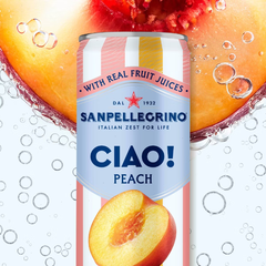 Sanpellegrino CIAO! Peach - 6pk/11.15 fl oz Cans