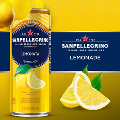 Sanpellegrino Lemon Italian Sparkling Beverage - 6pk/11.15 fl oz Cans