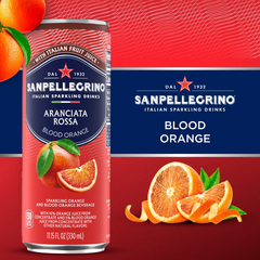 Sanpellegrino Blood Orange Italian Sparkling Beverage - 6pk/11.15 fl oz Cans