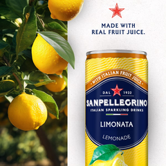 Sanpellegrino Lemon Italian Sparkling Beverage - 6pk/11.15 fl oz Cans