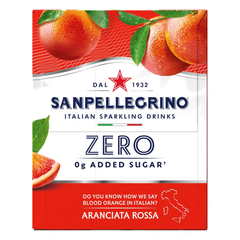 Sanpellegrino Zero Blood Orange Italian Sparkling Beverage - 6pk/11.15 fl oz Cans