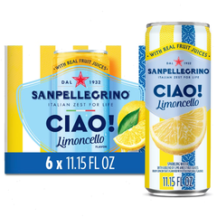 Sanpellegrino CIAO Limoncello Sparkling Water - 6pk/11.15 fl oz can