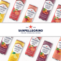 Sanpellegrino Zero Clementine & Peach Italian Sparkling Beverage - 6pk/11.15 fl oz Cans