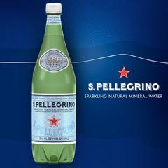 S.Pellegrino Sparkling Natural Mineral Water - 33.8 fl oz.