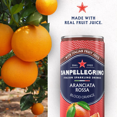 Sanpellegrino Blood Orange Italian Sparkling Beverage - 6pk/11.15 fl oz Cans