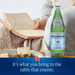 S.Pellegrino Sparkling Natural Mineral Water - 33.8 fl oz.