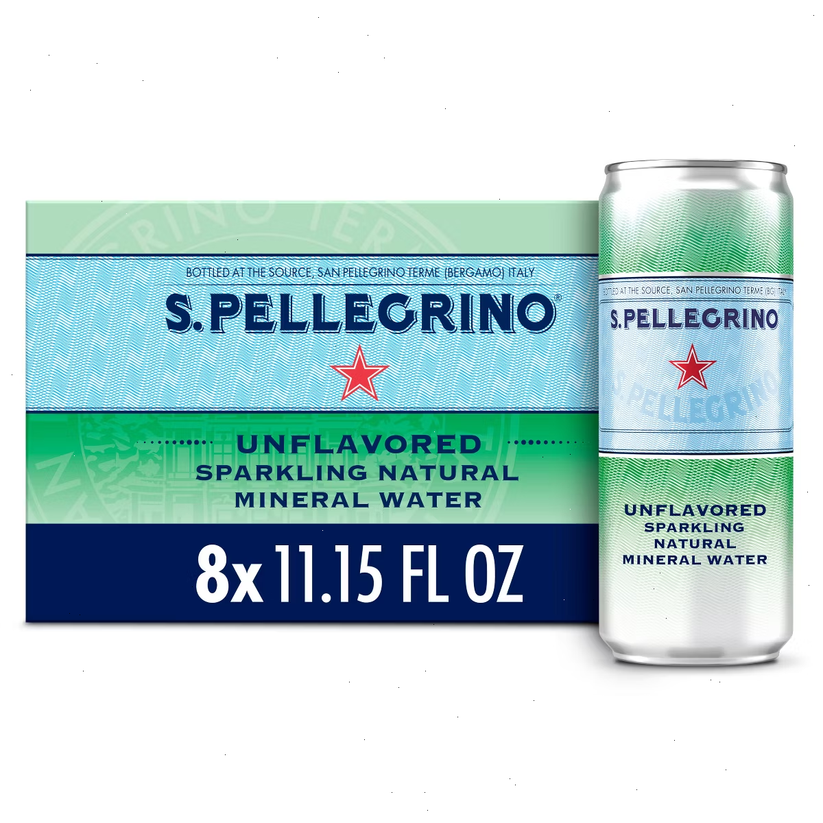 S.Pellegrino Mineral Sparkling Water - 8pk/11.15 fl oz Cans